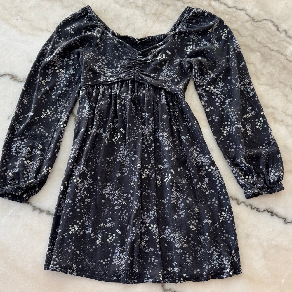GAP Black and Silver Sparkle Kids Dress